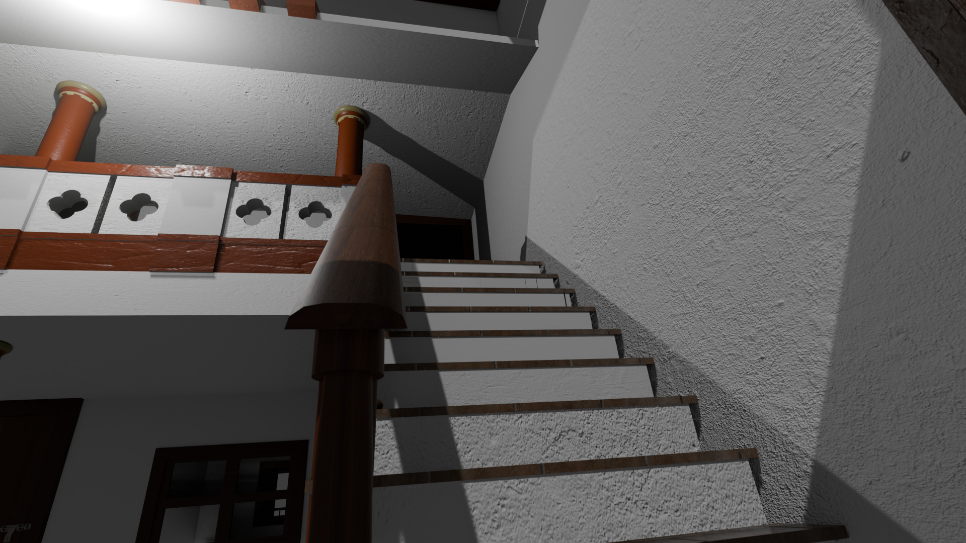 Indian Courtyard House Complete 3D model_14