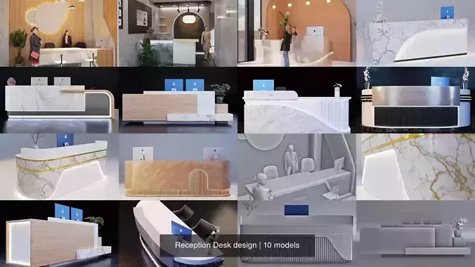 Reception Desk design 10 models