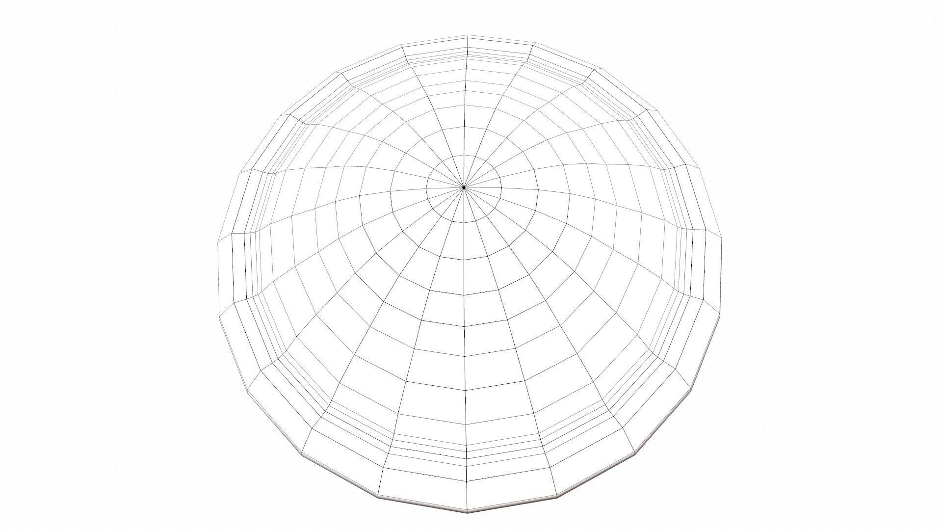Plasmodium Low-poly 3D model_9