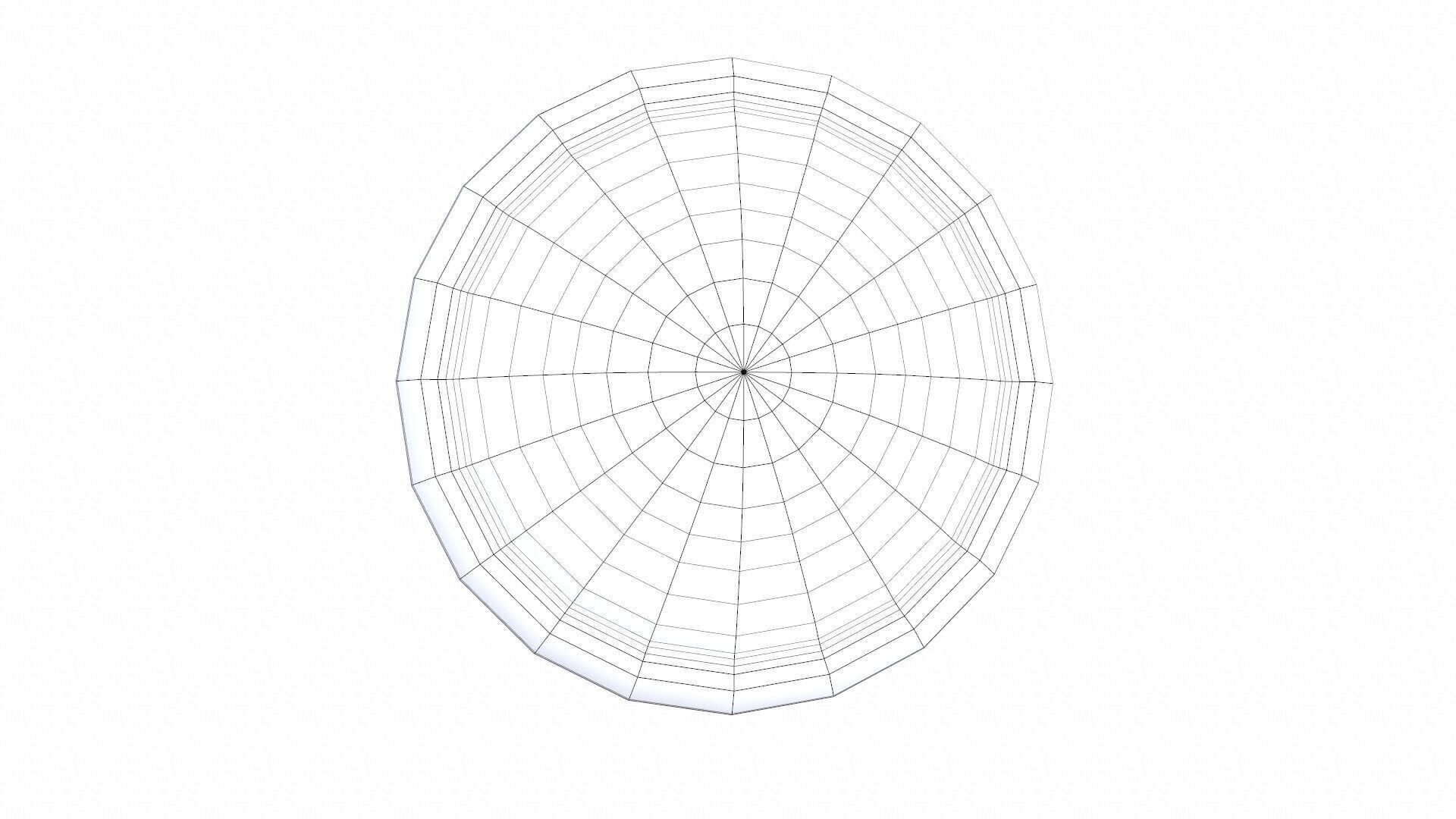 Plasmodium Low-poly 3D model_10