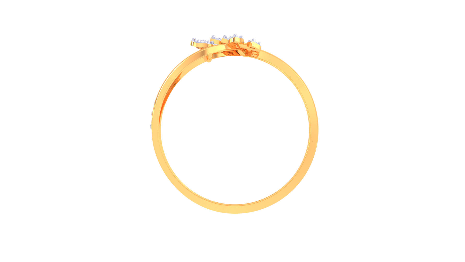  Women Ring MTL 3dm STL OBJ FBX Details 3D print model_3