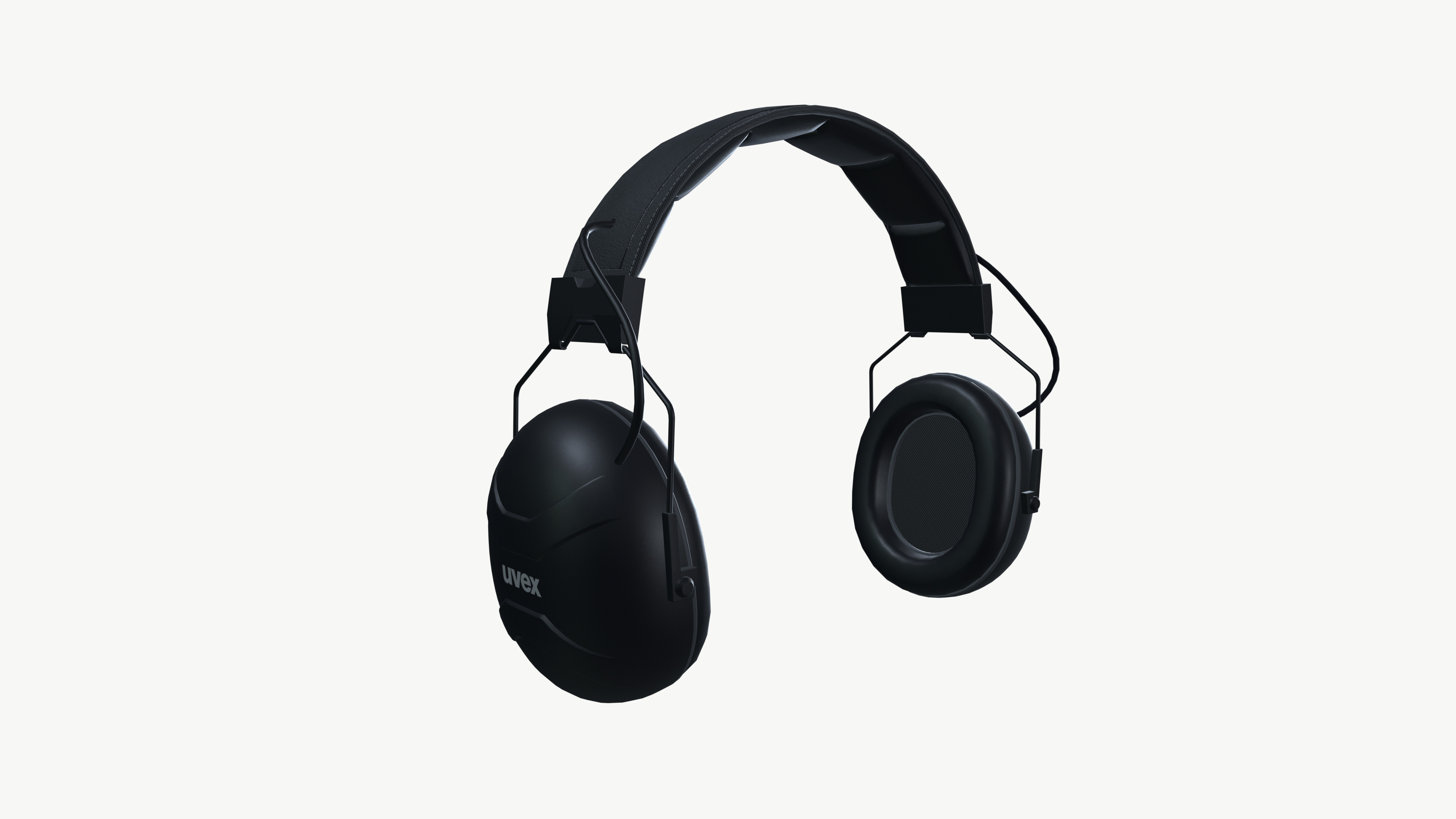 Hearing protection Low-poly 3D model_8
