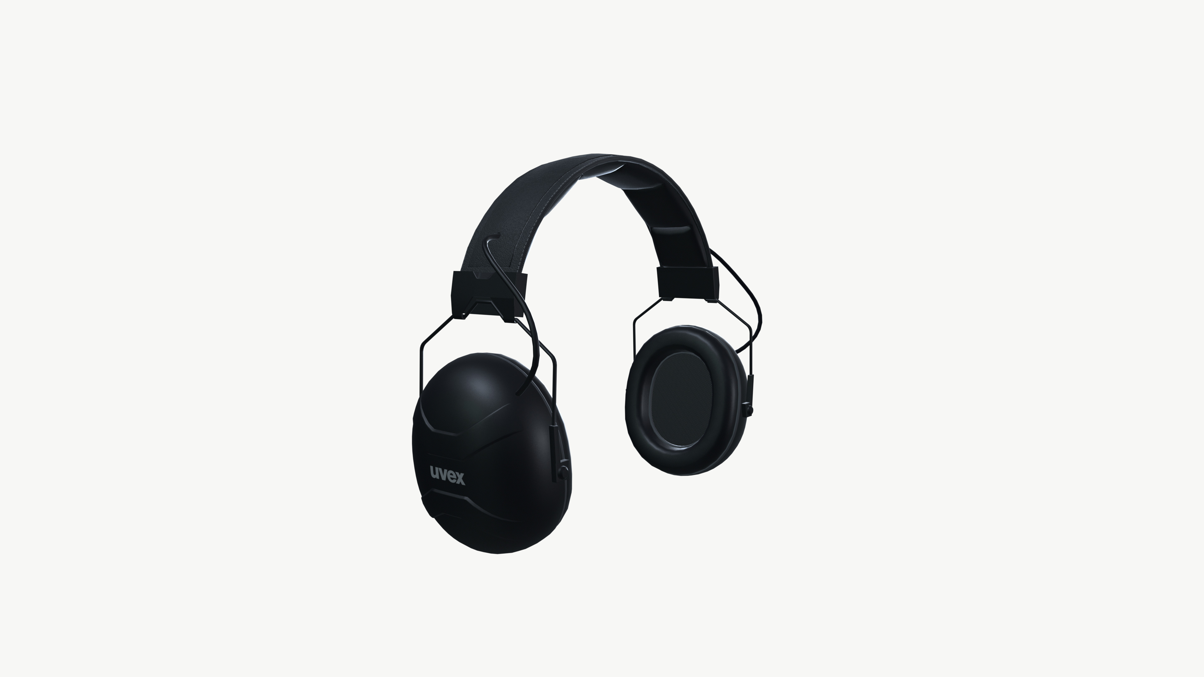 Hearing protection Low-poly 3D model_2