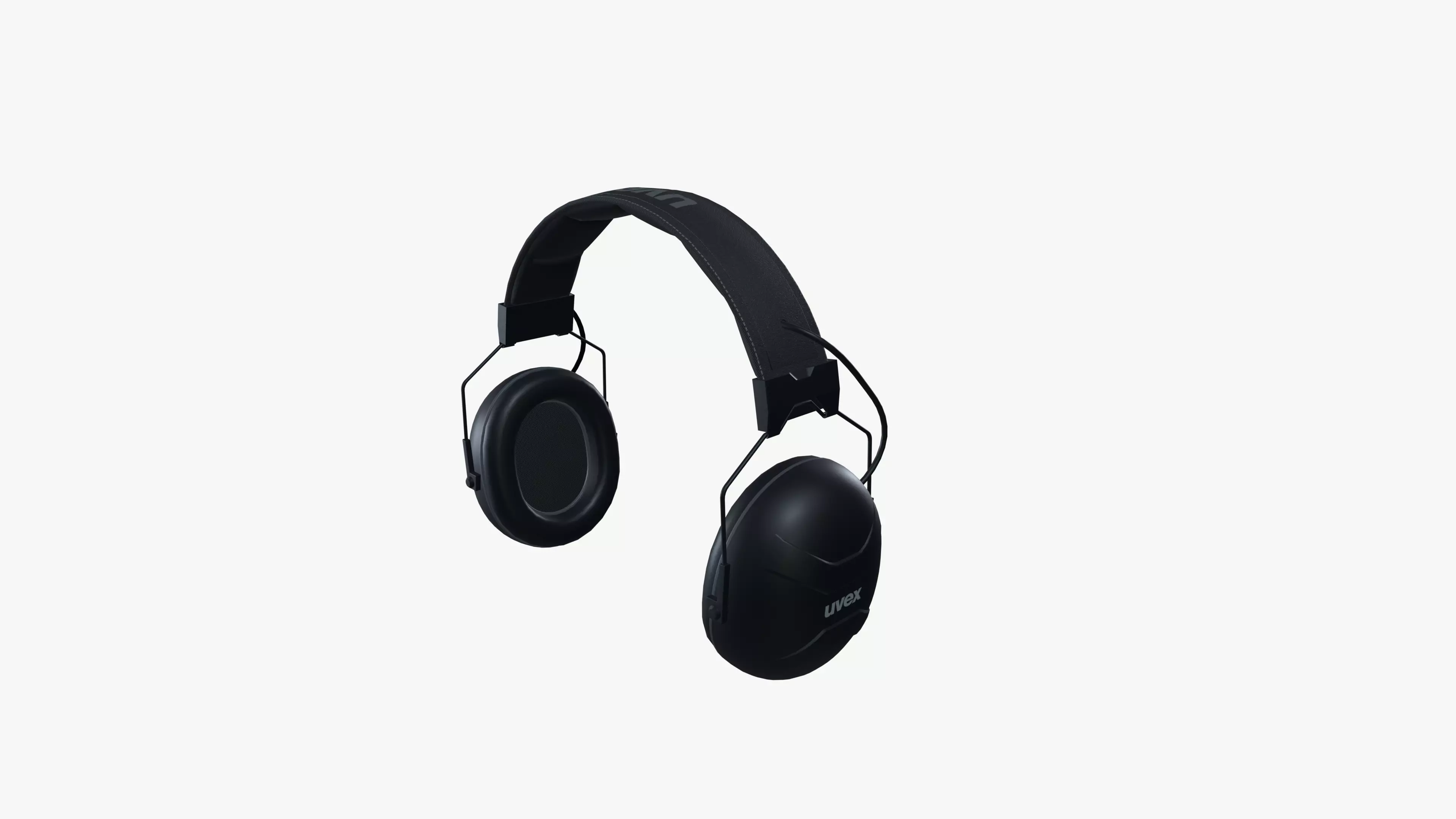 Hearing protection Low-poly 3D model_0