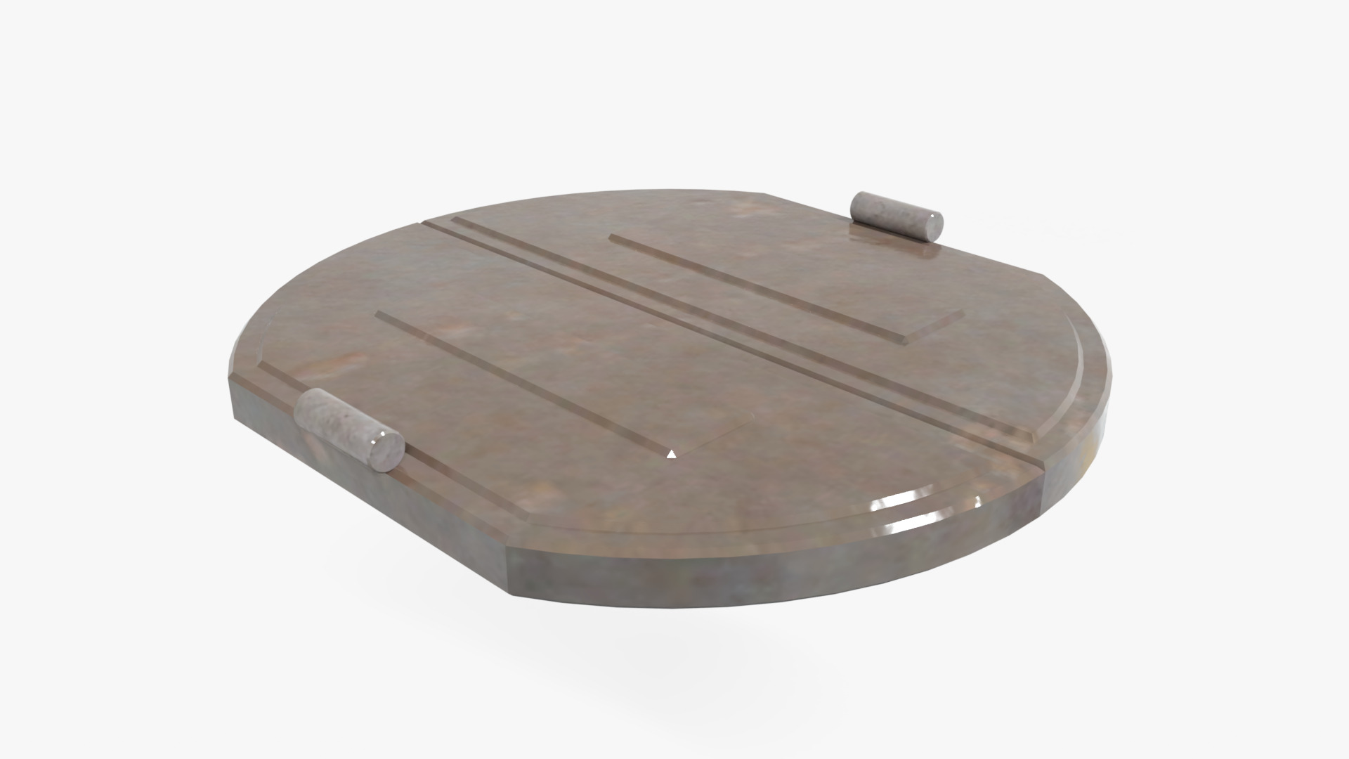 Tritium Container Hydrogen-3 Low-poly 3D model_7