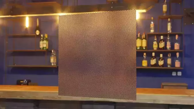 Pattern Glass - Diamond Patterned