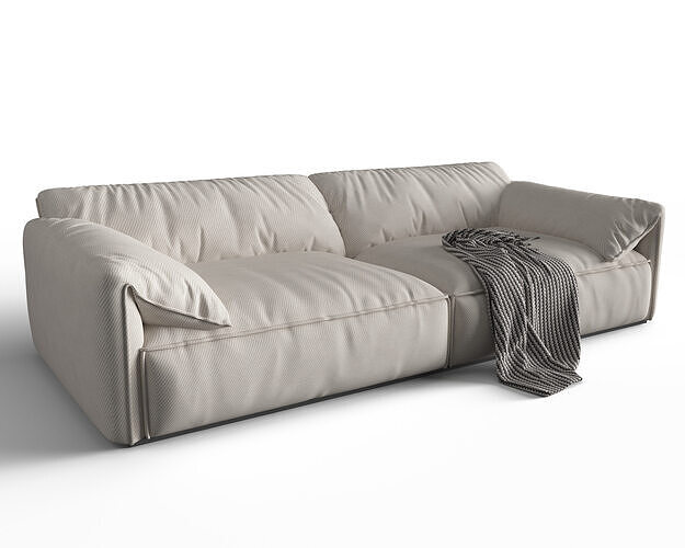 Fabric sofa 3D model