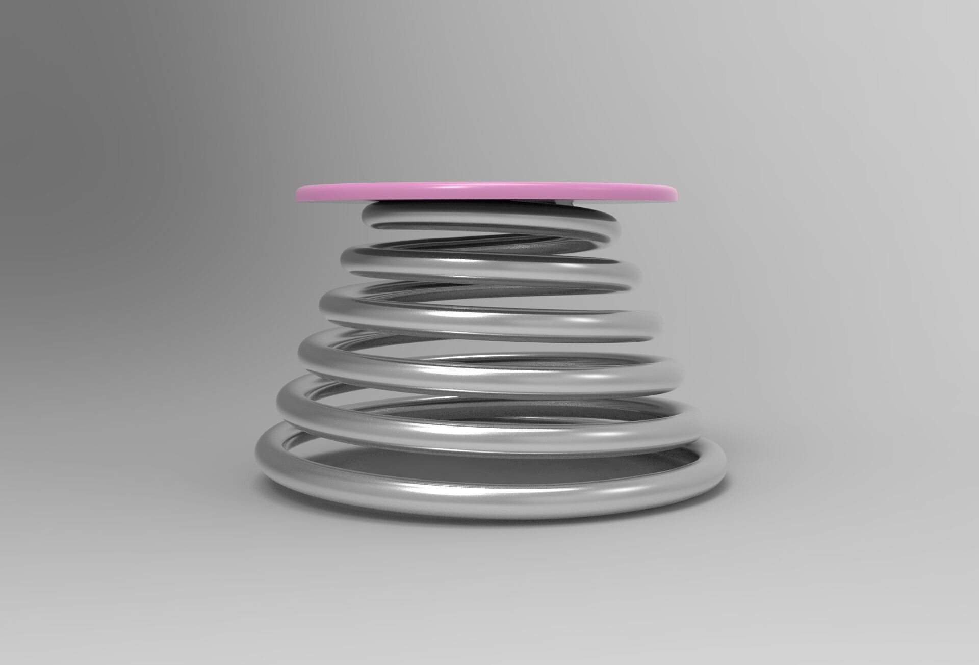 Pral Stool Low-poly 3D model_1