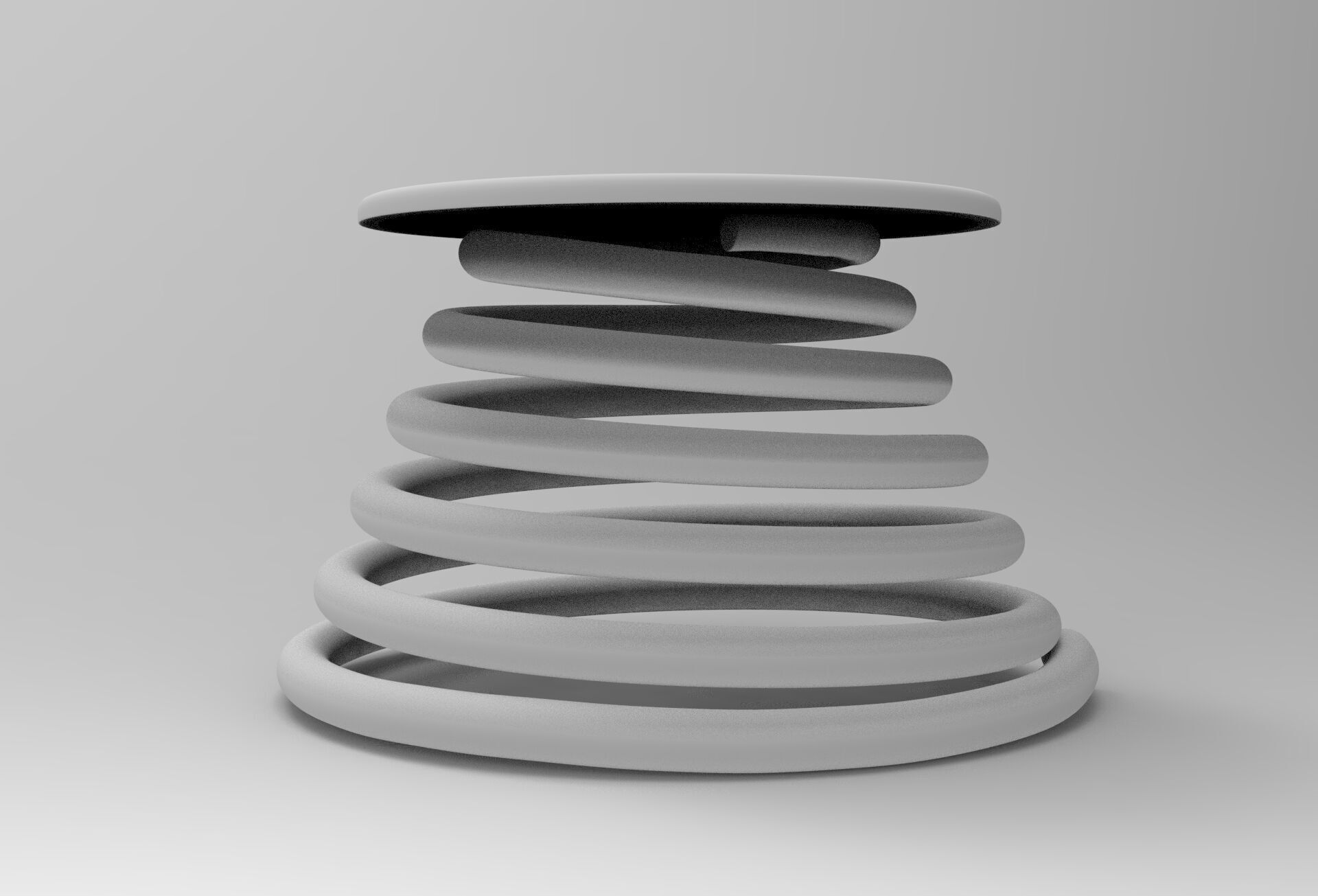 Pral Stool Low-poly 3D model_7