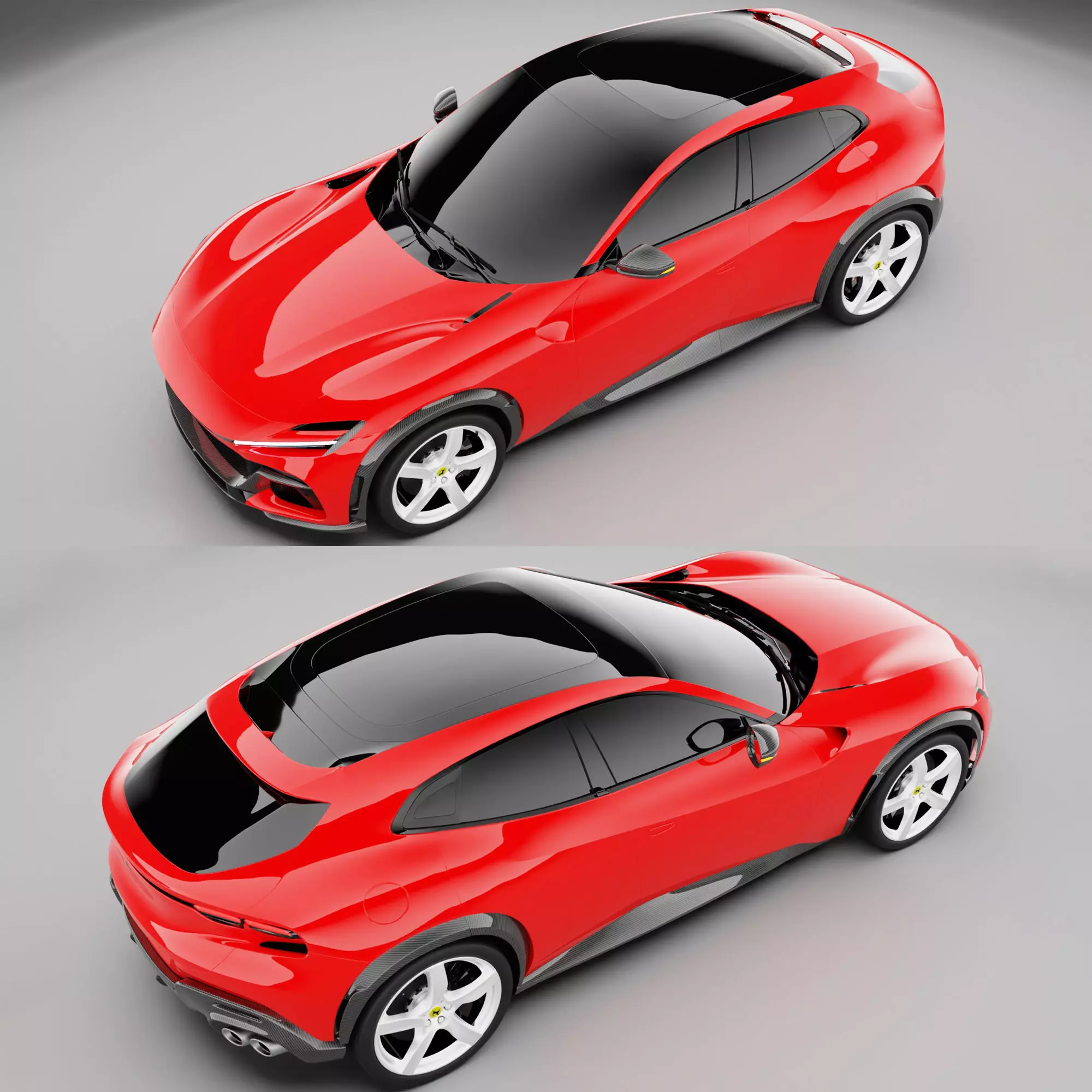 Ferrari Purosangue 2023 3D model_0