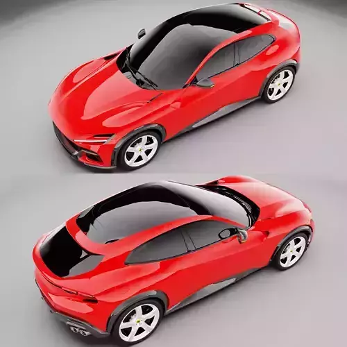 Ferrari Purosangue 2023 3D model