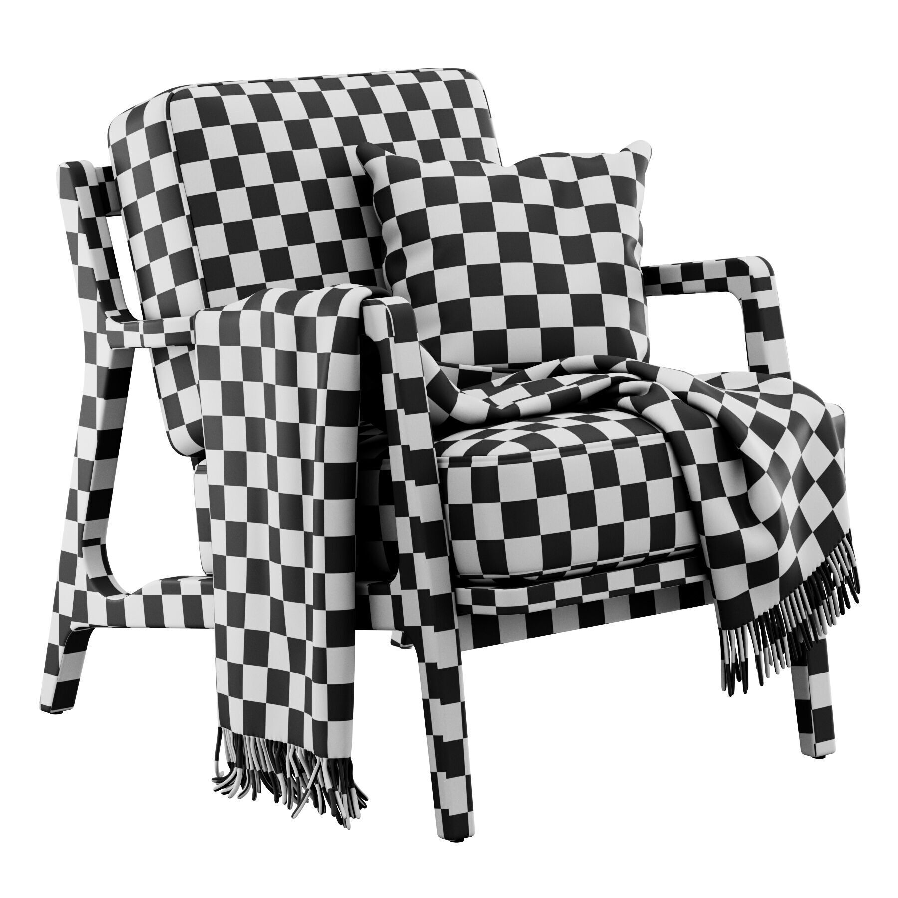 Verity Lounge Chair by Poly and Bark  3D model_5