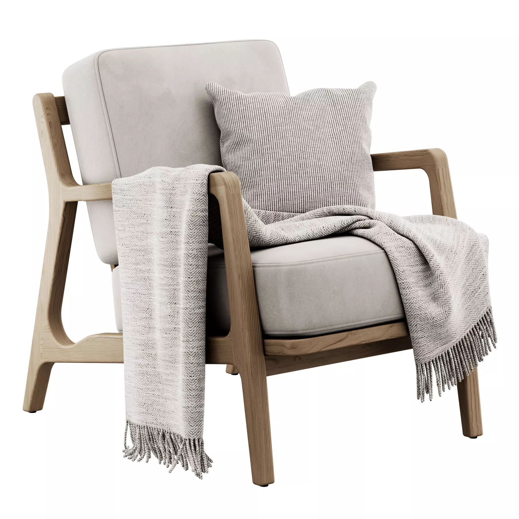 Verity Lounge Chair by Poly and Bark  3D model_0