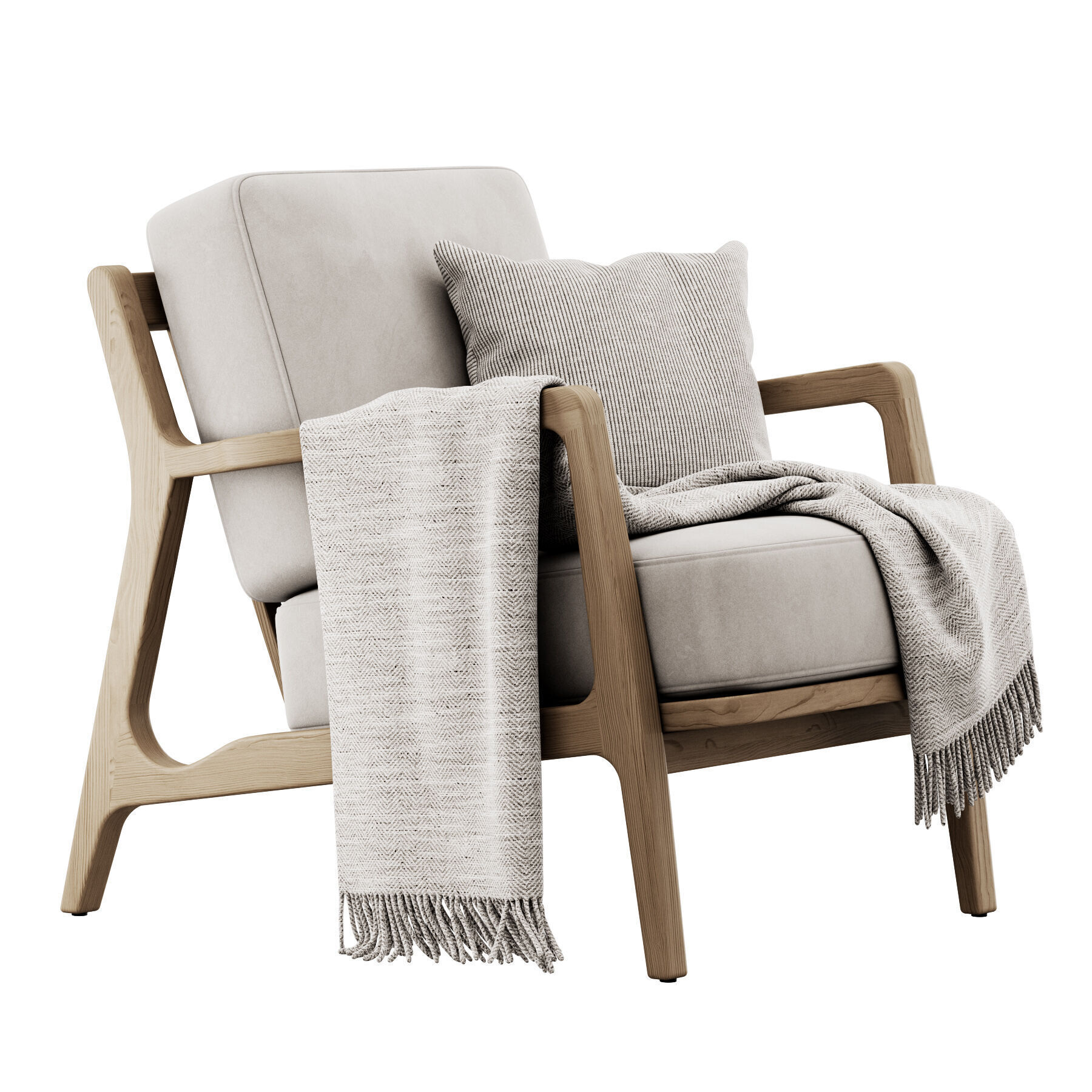 Verity Lounge Chair by Poly and Bark  3D model_2