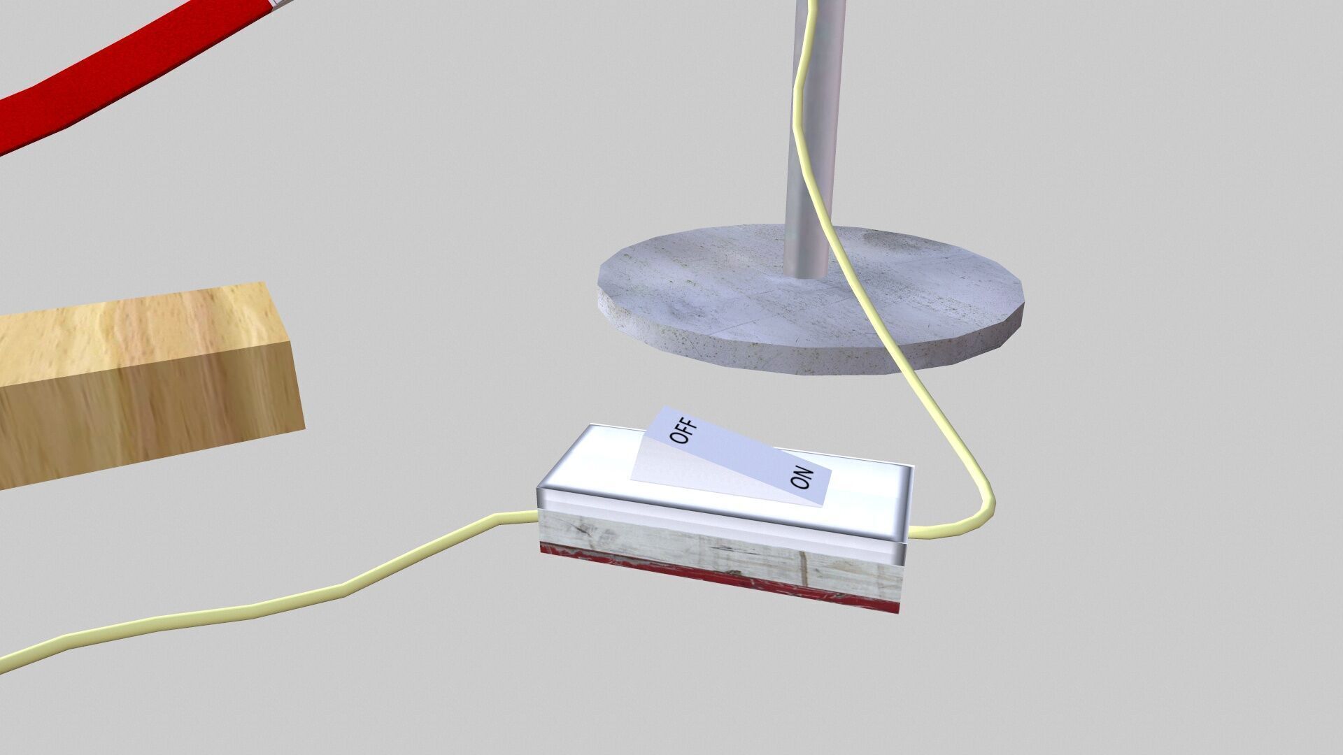 Magnetic System Low-poly 3D model_7