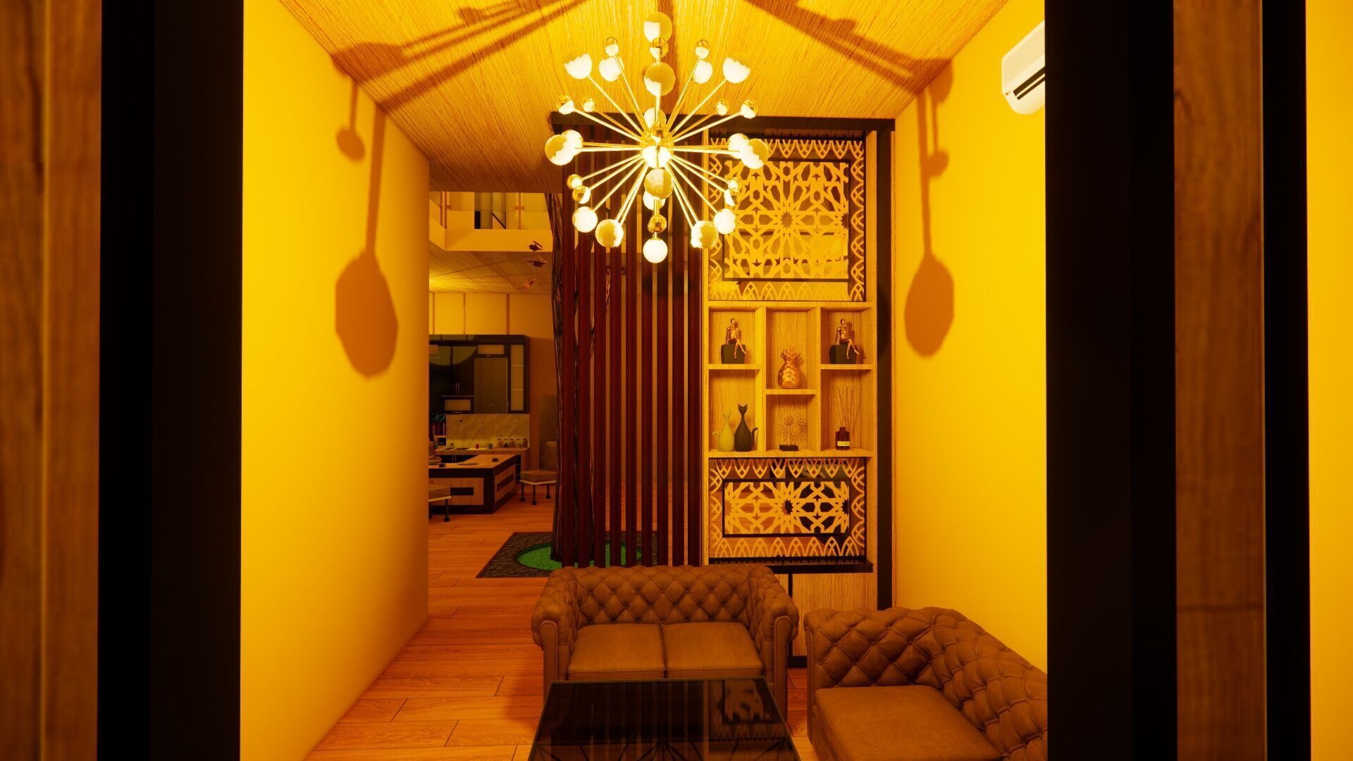 modern scandinavian house 3D model_14