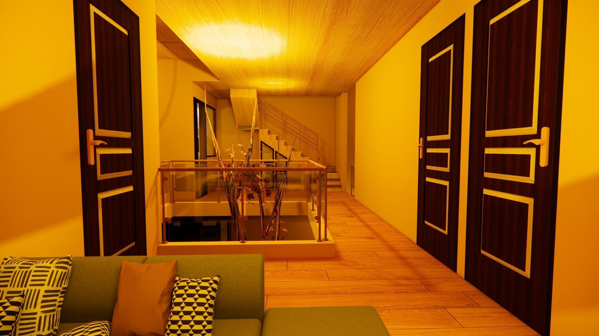 modern scandinavian house 3D model_6