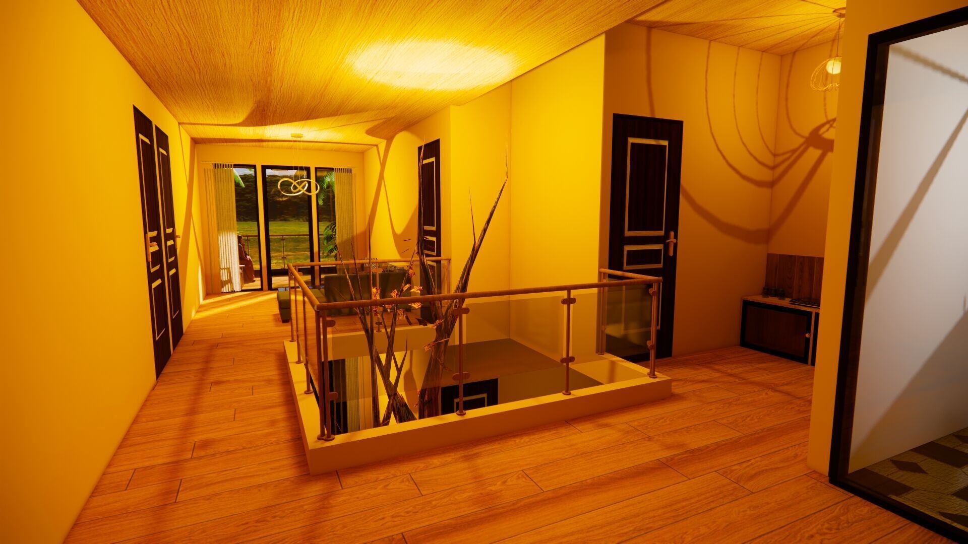 modern scandinavian house 3D model_5