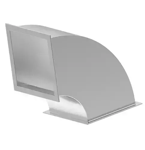 HVAC Square Elbow Duct 3D print model
