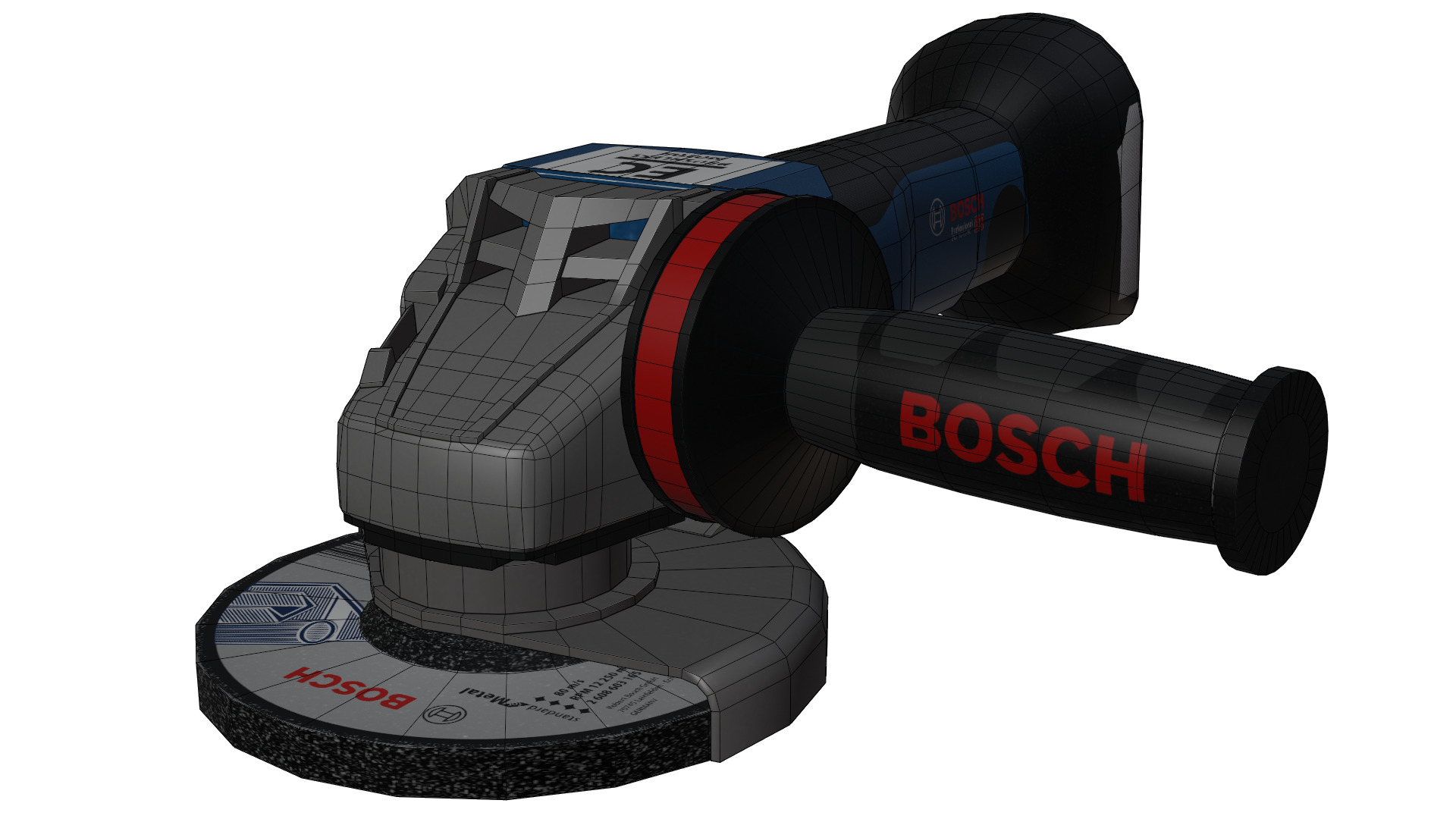 Grinder Low-poly 3D model_12