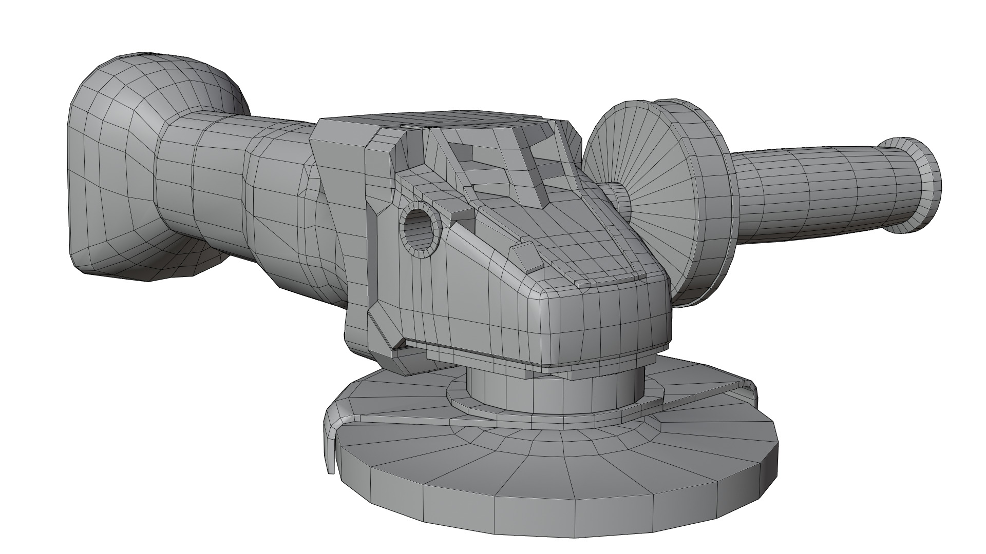 Grinder Low-poly 3D model_11