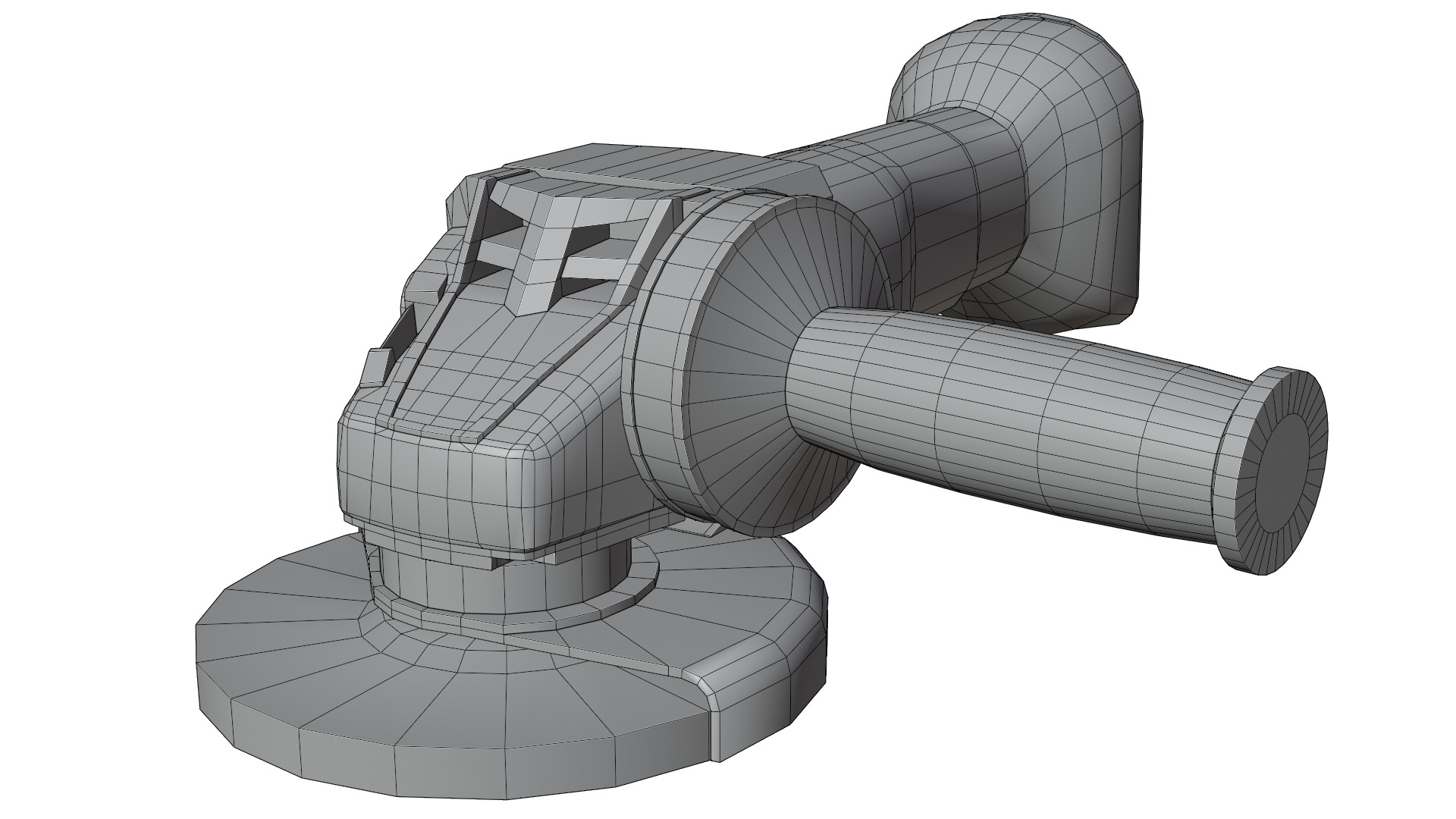 Grinder Low-poly 3D model_13