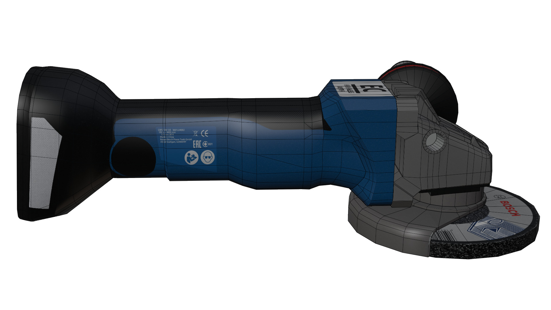 Grinder Low-poly 3D model_8