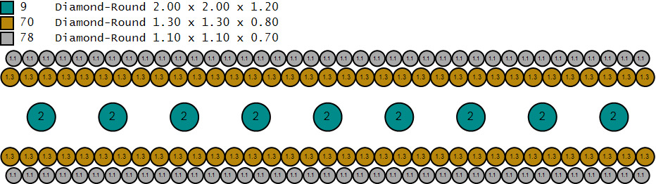 Custom Bling Besel Setting Diamond Ring - Eternity ring 3D print model_16