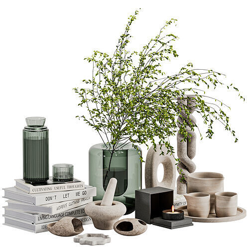 decorative set 20 3D model