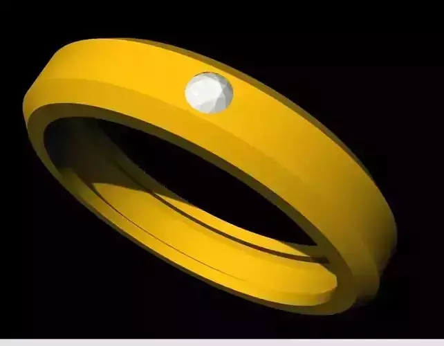 couple band ring 3dm file 