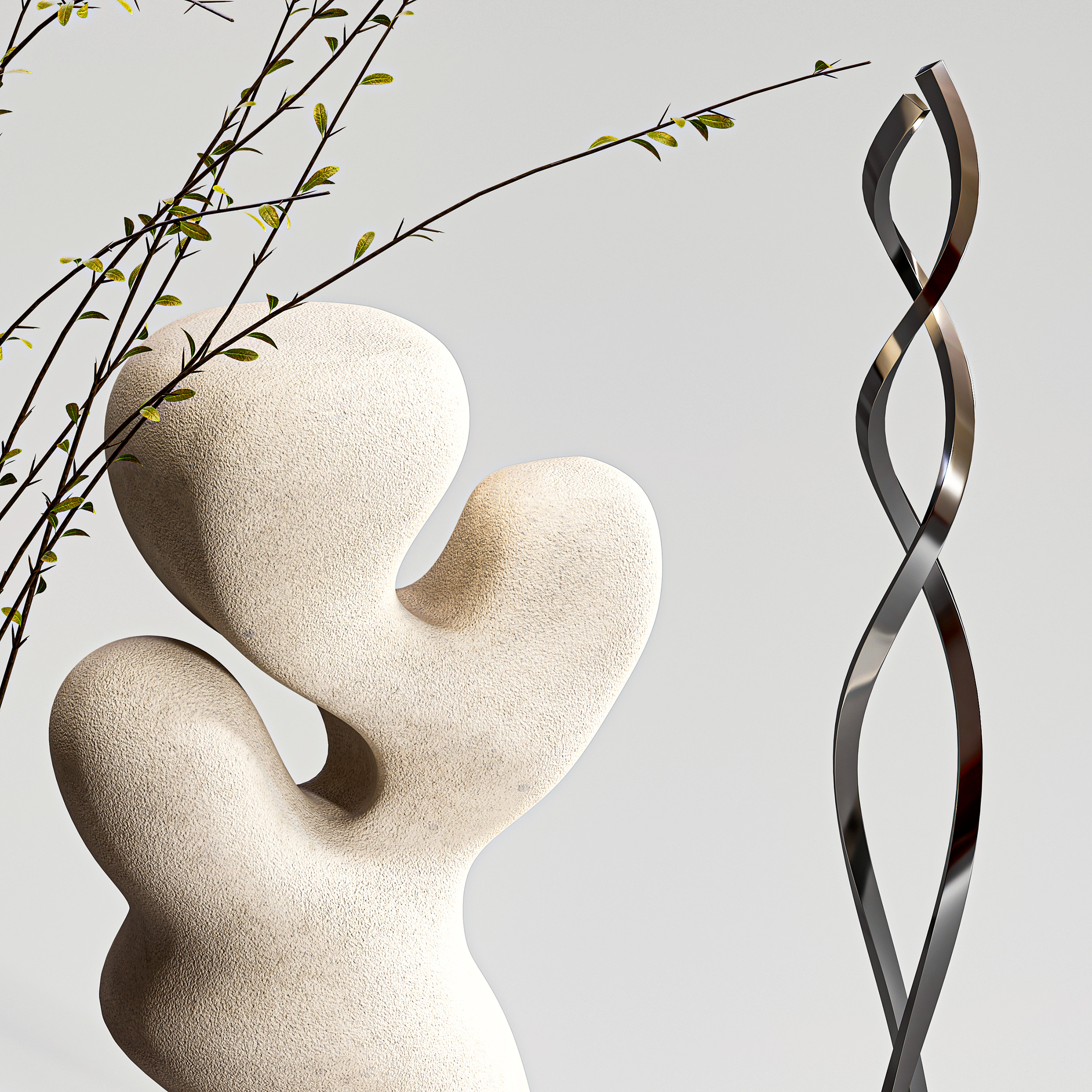 Decorative set 24 3D model_4