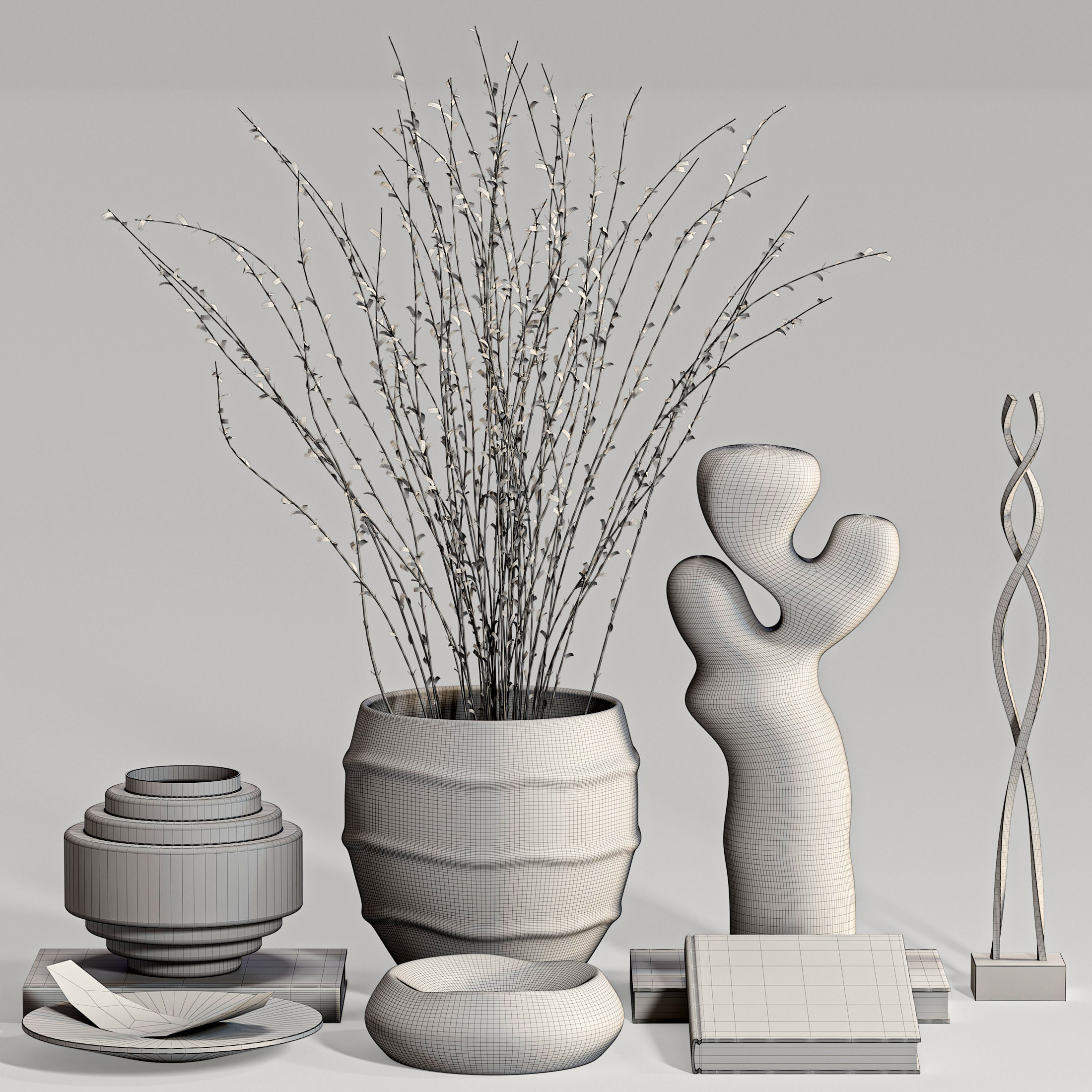 Decorative set 24 3D model_1