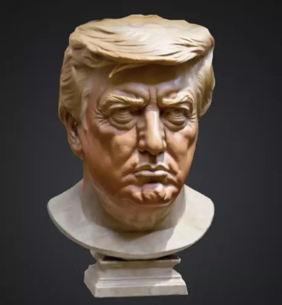 Buste de Trump 3D print model