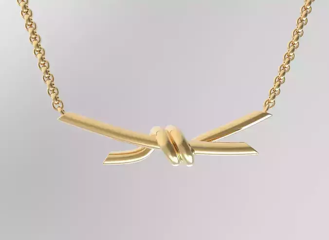  Knot Necklace 3D print model