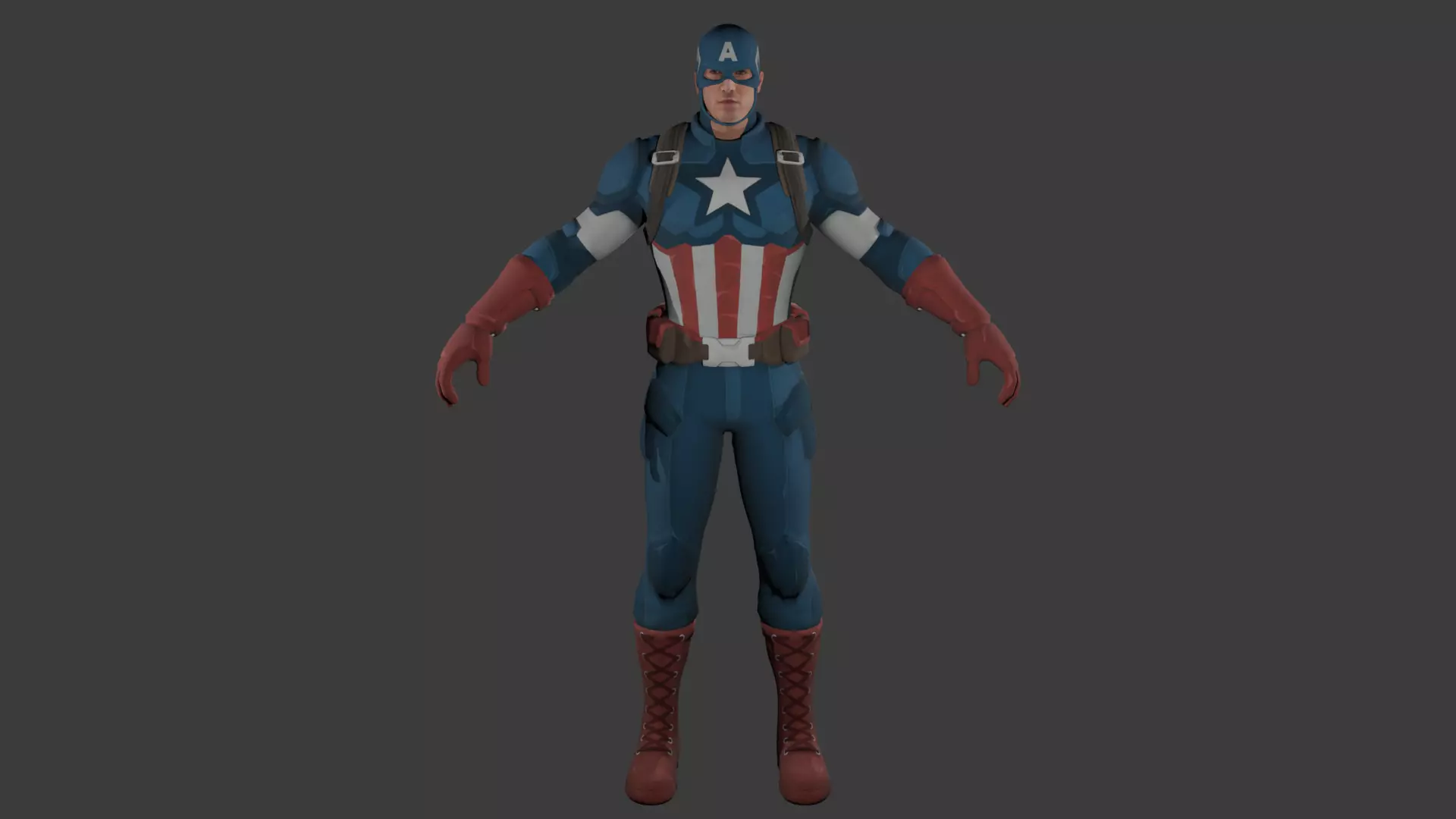 Captain America Free 3D print model_0