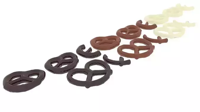 Chocolate Mini Pretzel Crackers Set