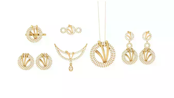 Jewellery Mix Designs Lot  3D print model
