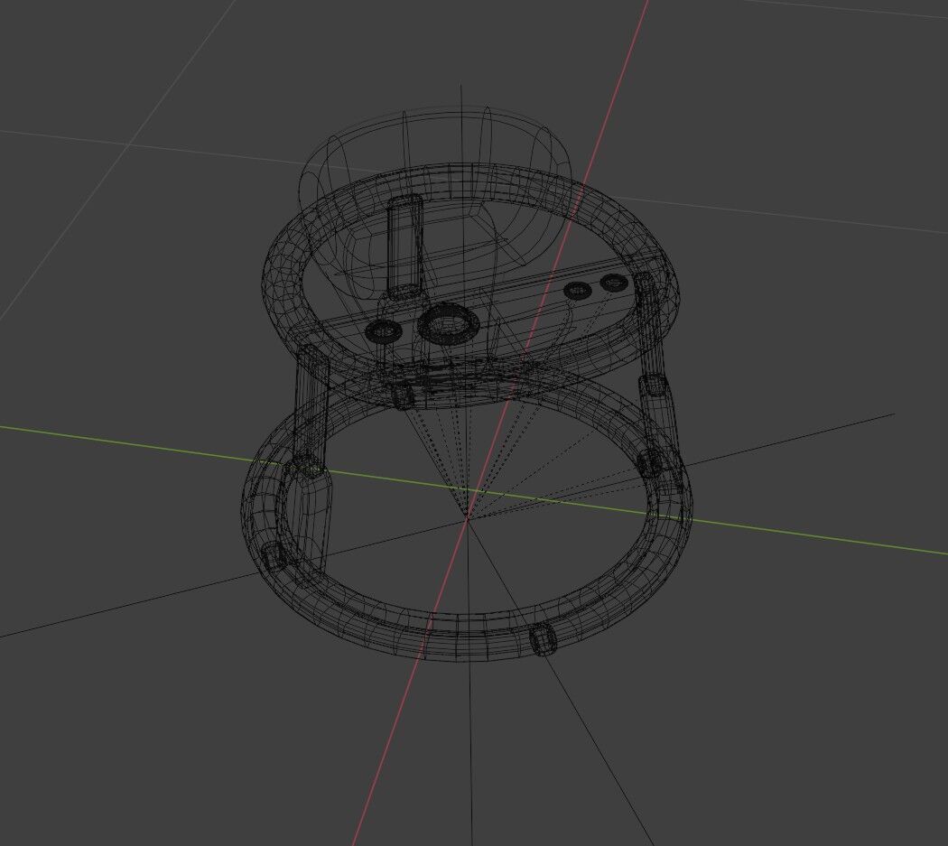 Coffee Maker 3D cartoon Model Low-poly 3D model_7