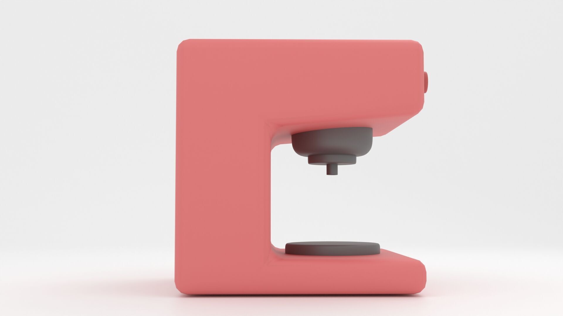 Coffee Maker 3D cartoon Model Low-poly 3D model_3