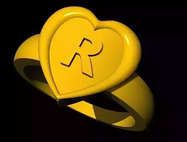 heart ring 3dm file