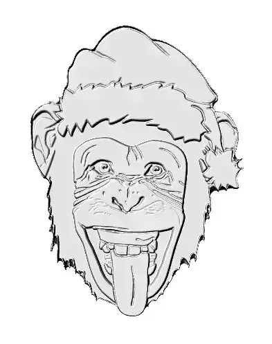 Art Monkey Free 3D model