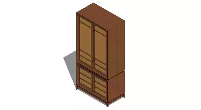 INDIAN MODERN RATTAN WARDROBE