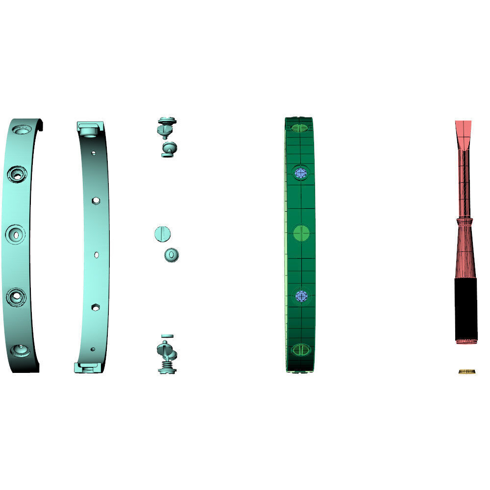 Love Bracelet C 17cm 3D print model_10