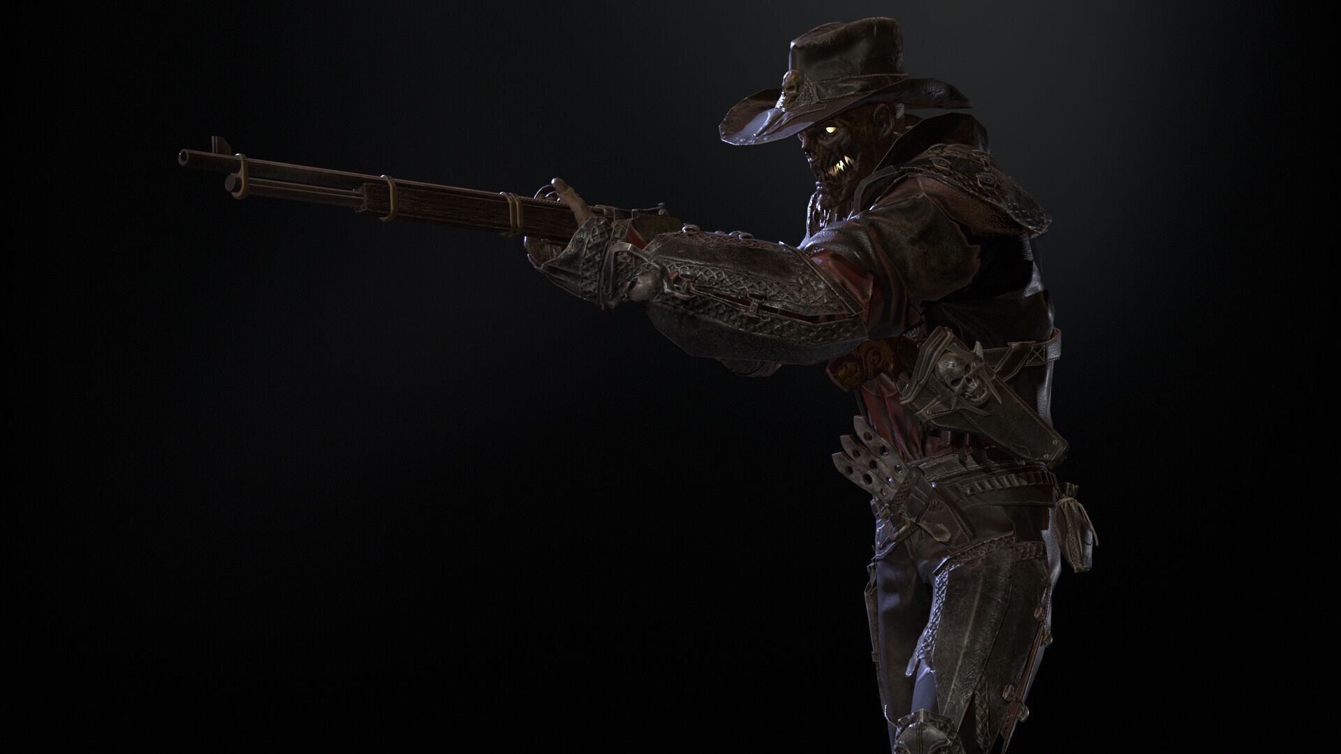 Hellish Sheriff remaster Low-poly 3D model_34