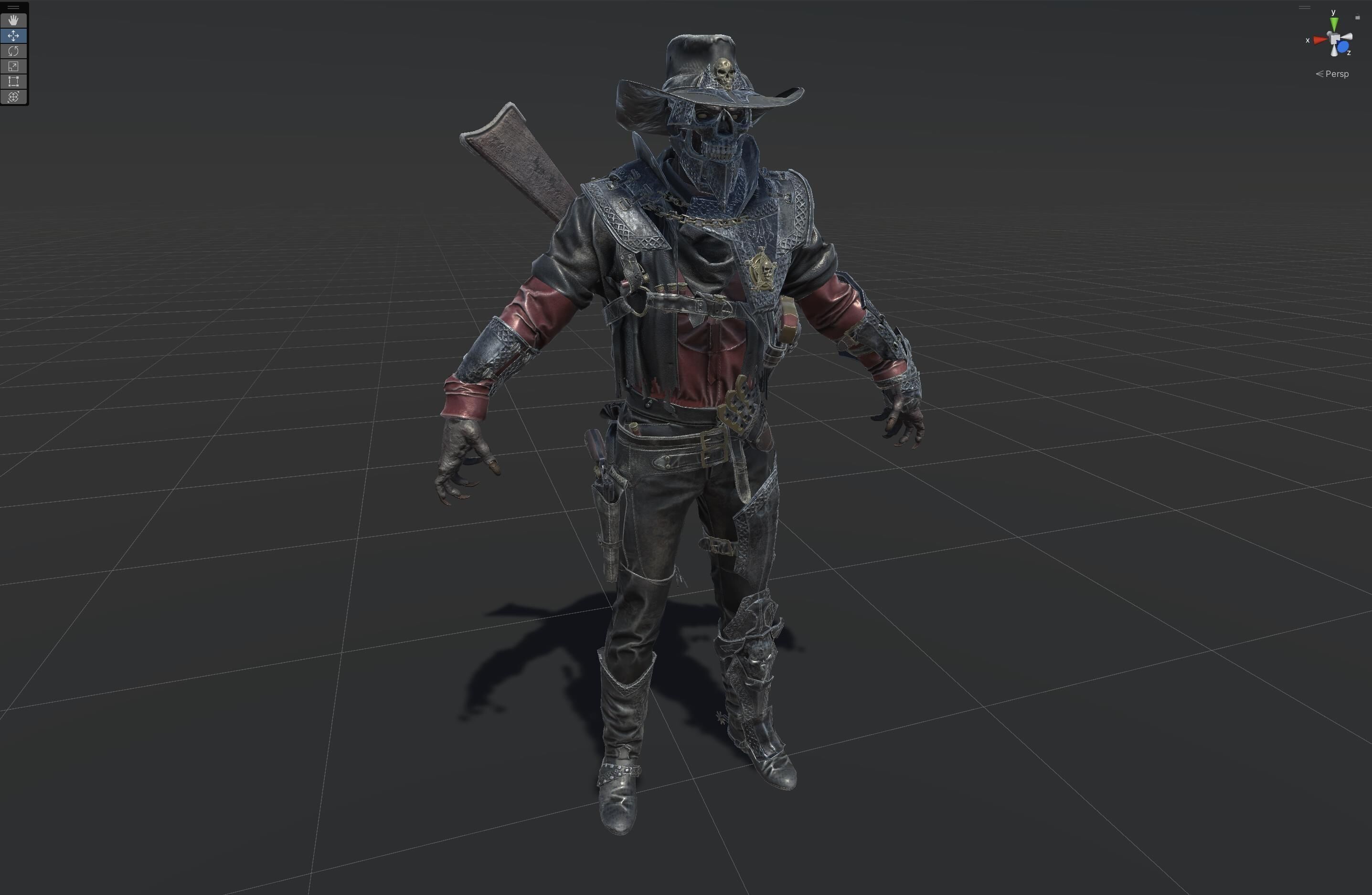 Hellish Sheriff remaster Low-poly 3D model_46