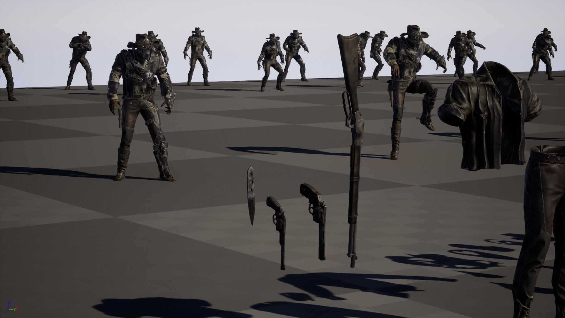 Hellish Sheriff remaster Low-poly 3D model_37