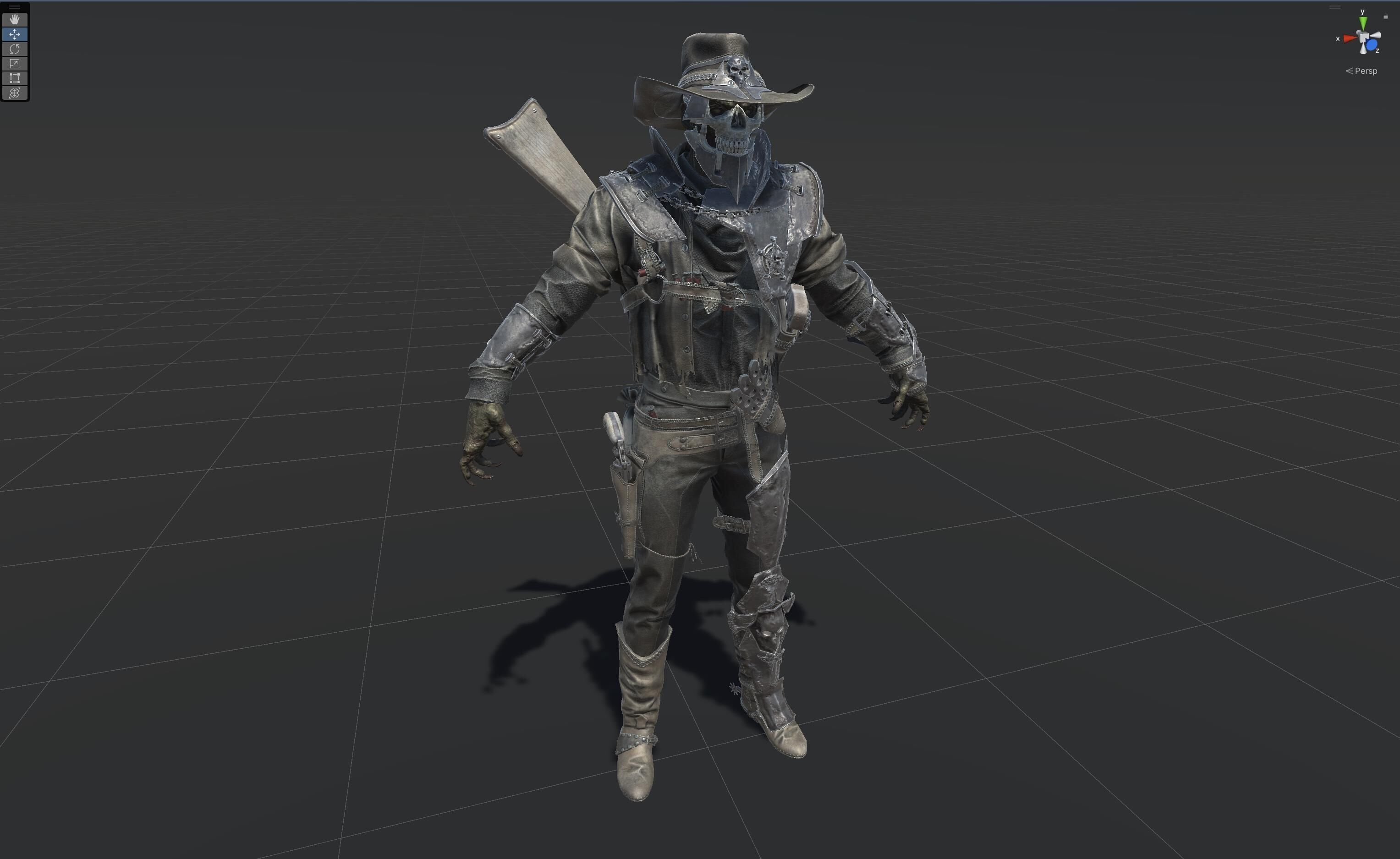 Hellish Sheriff remaster Low-poly 3D model_45