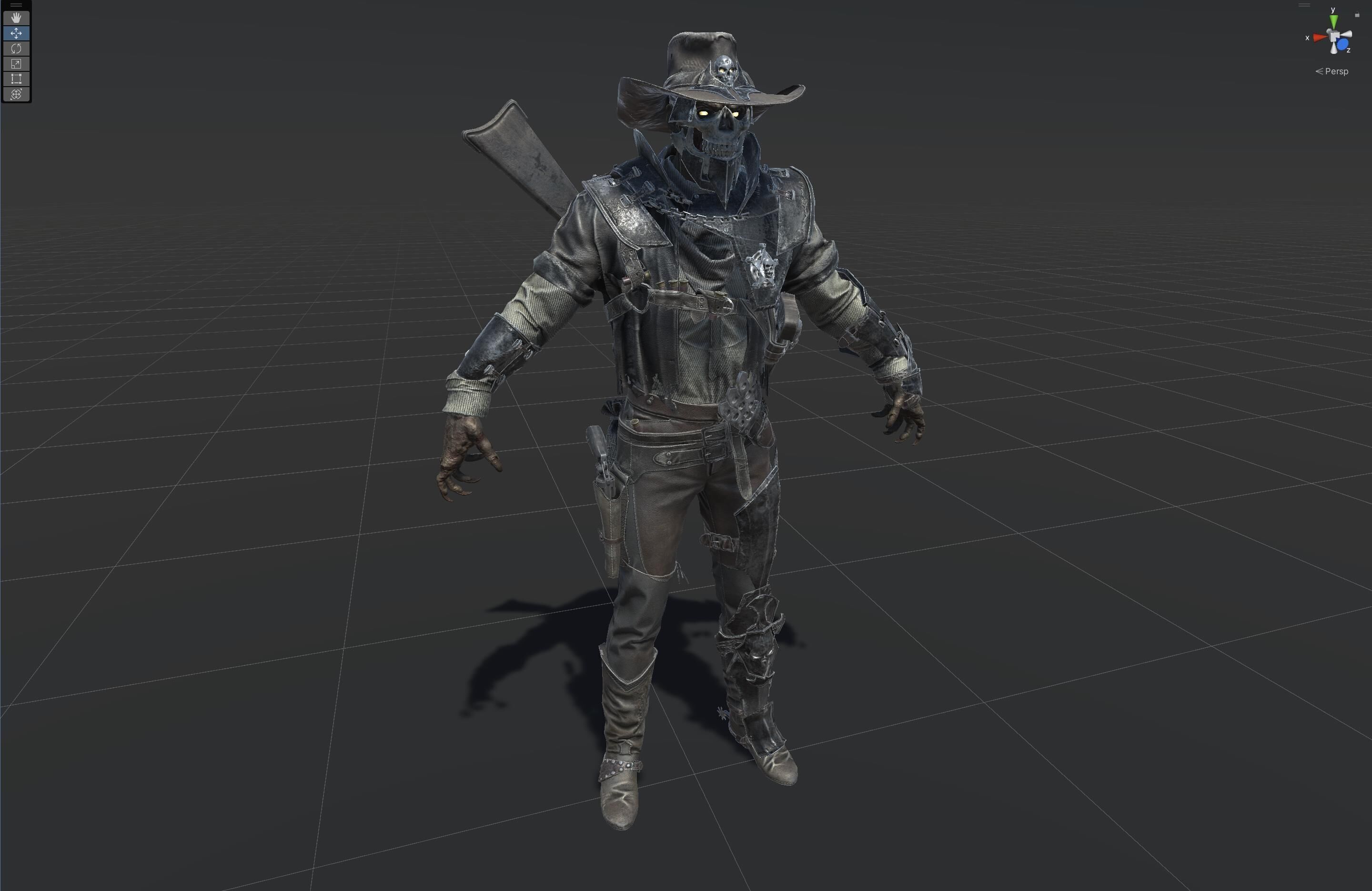 Hellish Sheriff remaster Low-poly 3D model_44