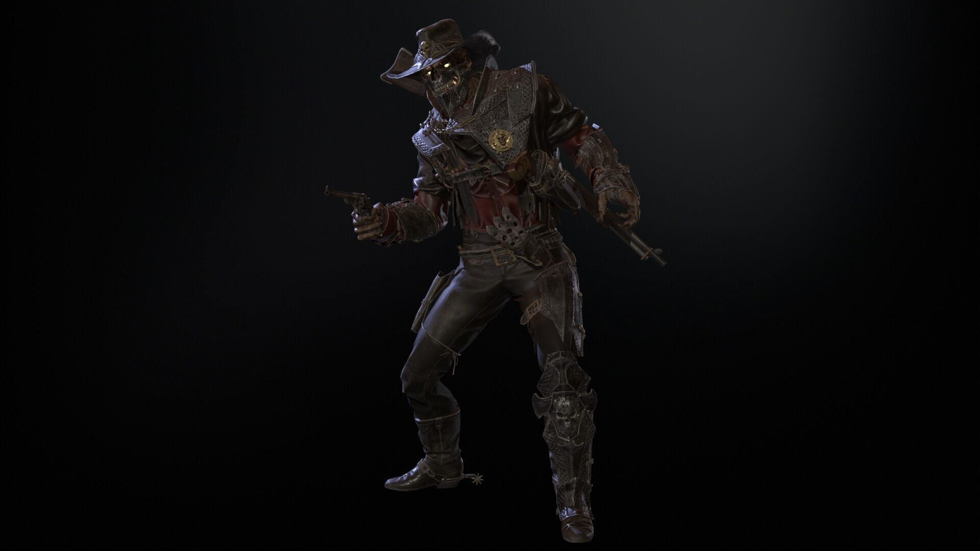 Hellish Sheriff remaster Low-poly 3D model_31