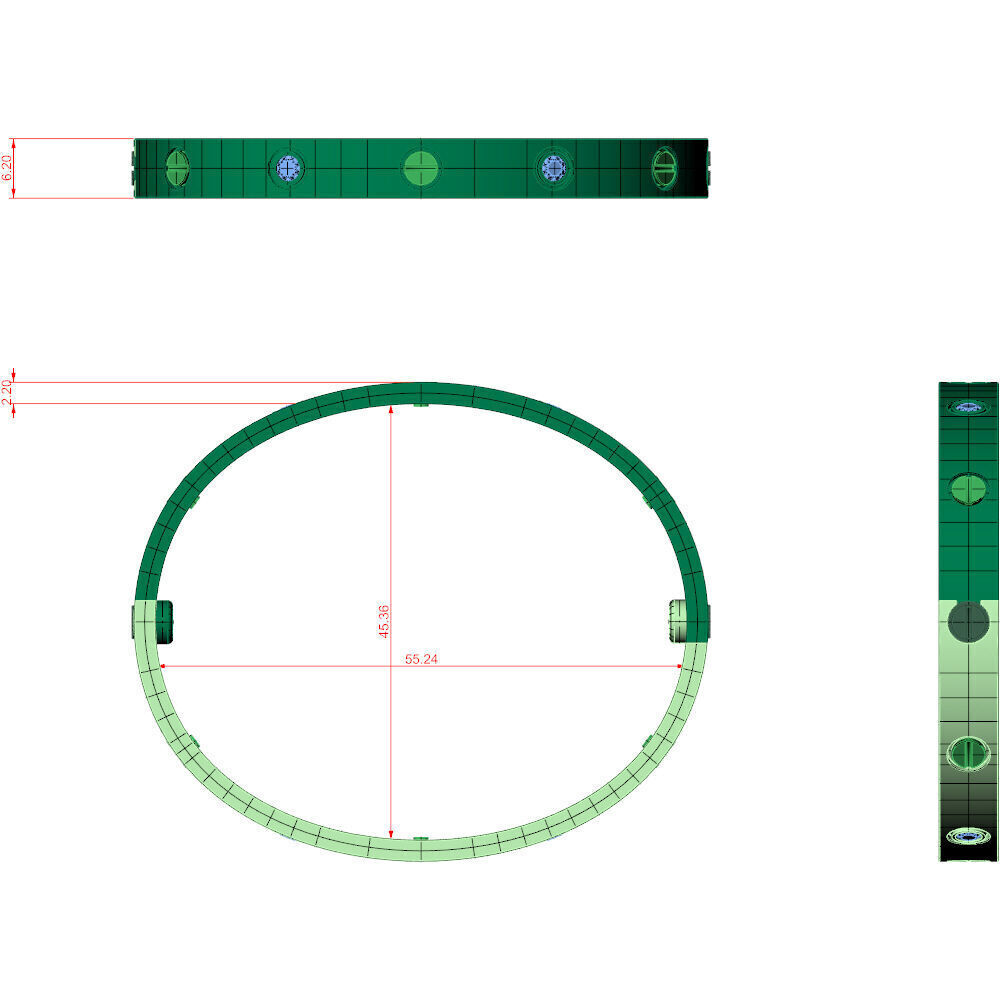 Love Bracelet C 16 cm 3D print model_8